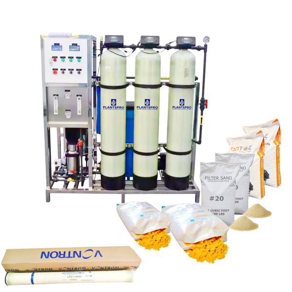 500 LPH RO System On Skid - 4000 GPD By Plants Pro